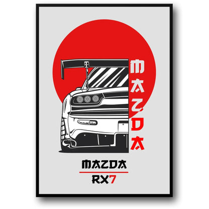Mazda RX7 | Japanse Auto Kunst