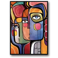 Abstrakte Malerei im Vintage-Stil | Pablo Picasso