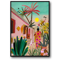 Abstrakte indische Landschaft