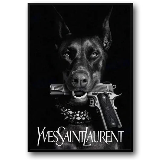 Yves Saint Laurent | Doberman & Parijs Skyline