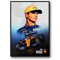 Lando Norris Helm | F1 Legend Art