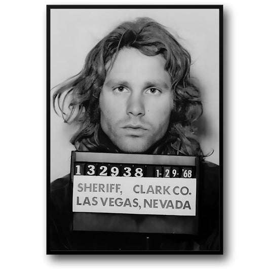 Jim Morrison Mugshot | Vintage Style