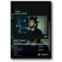 Kiss Land | Albumcover von The Weeknd | Hip-Hop-Dekoration