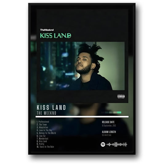 Kiss Land van The Weeknd | Iconische Album Kunst
