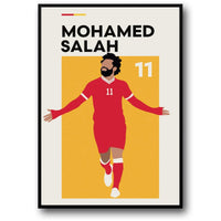 Mohamed Salah 11 | Fußball-Superstar-Kunst