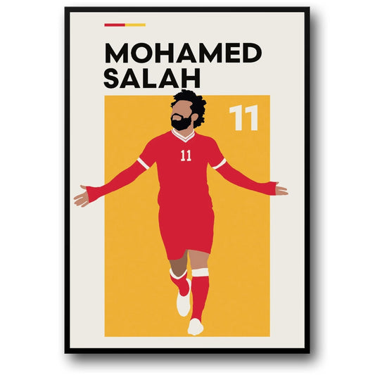 Mohamed Salah 11 | Voetbal Superster Kunstwerk