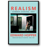 Edward Hopper | Sommerabend 1947 | Amerikanische Vintage-Kunst