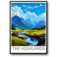 Schottische Highlands im Frühling | Landschaftsmalerei