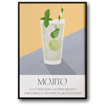 Mojito Cocktail Recept Kunst