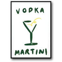 Minimalistischer Wodka-Martini | Moderne Bar-Kunst