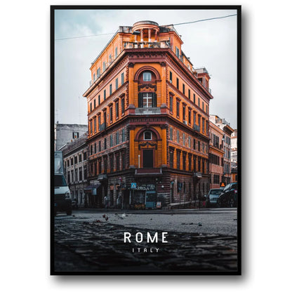 Urbanes Rom | Rom | Italien | Erleben Sie das pulsierende Stadtleben | Urbane Erkundung | Dynamische Rom-Poster
