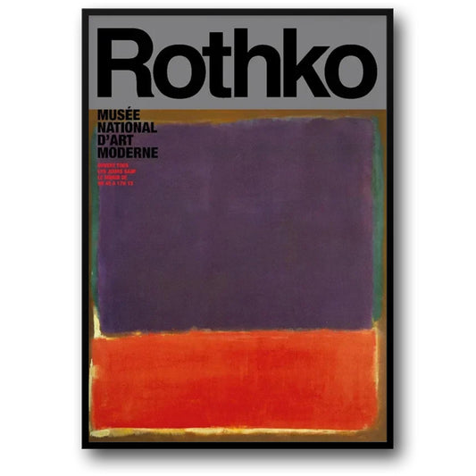 Mark Rothko | Abstrakt in Lila und Rot | Farbfeld