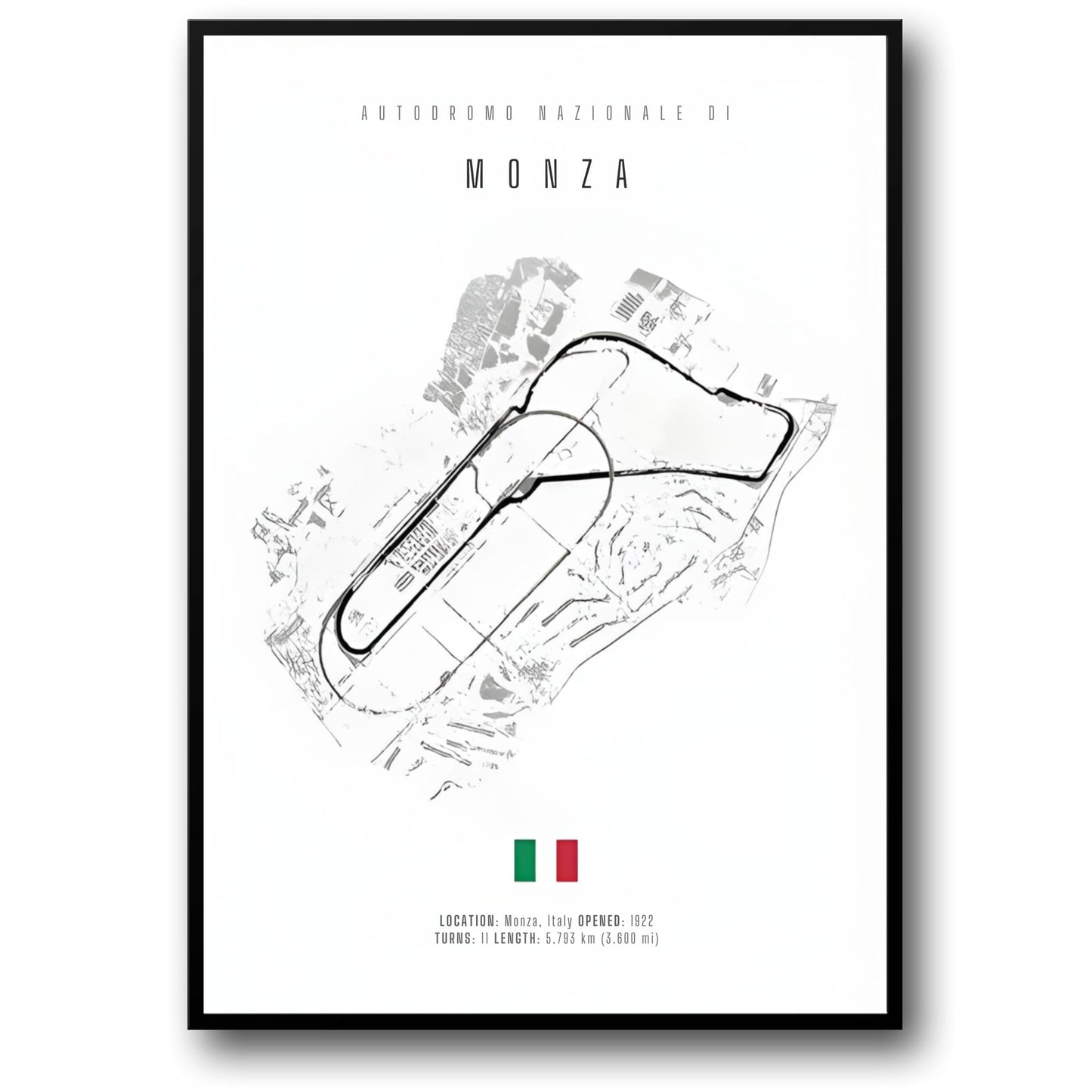 Monza F1 Circuit Indeling | Racing Kunst