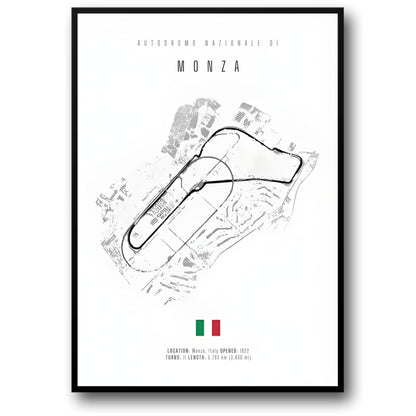 Monza F1 Circuit Indeling | Racing Kunst