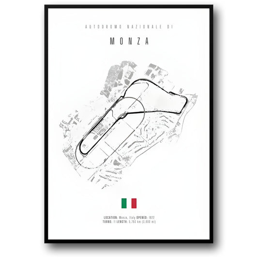 Monza F1 Circuit Indeling | Racing Kunst