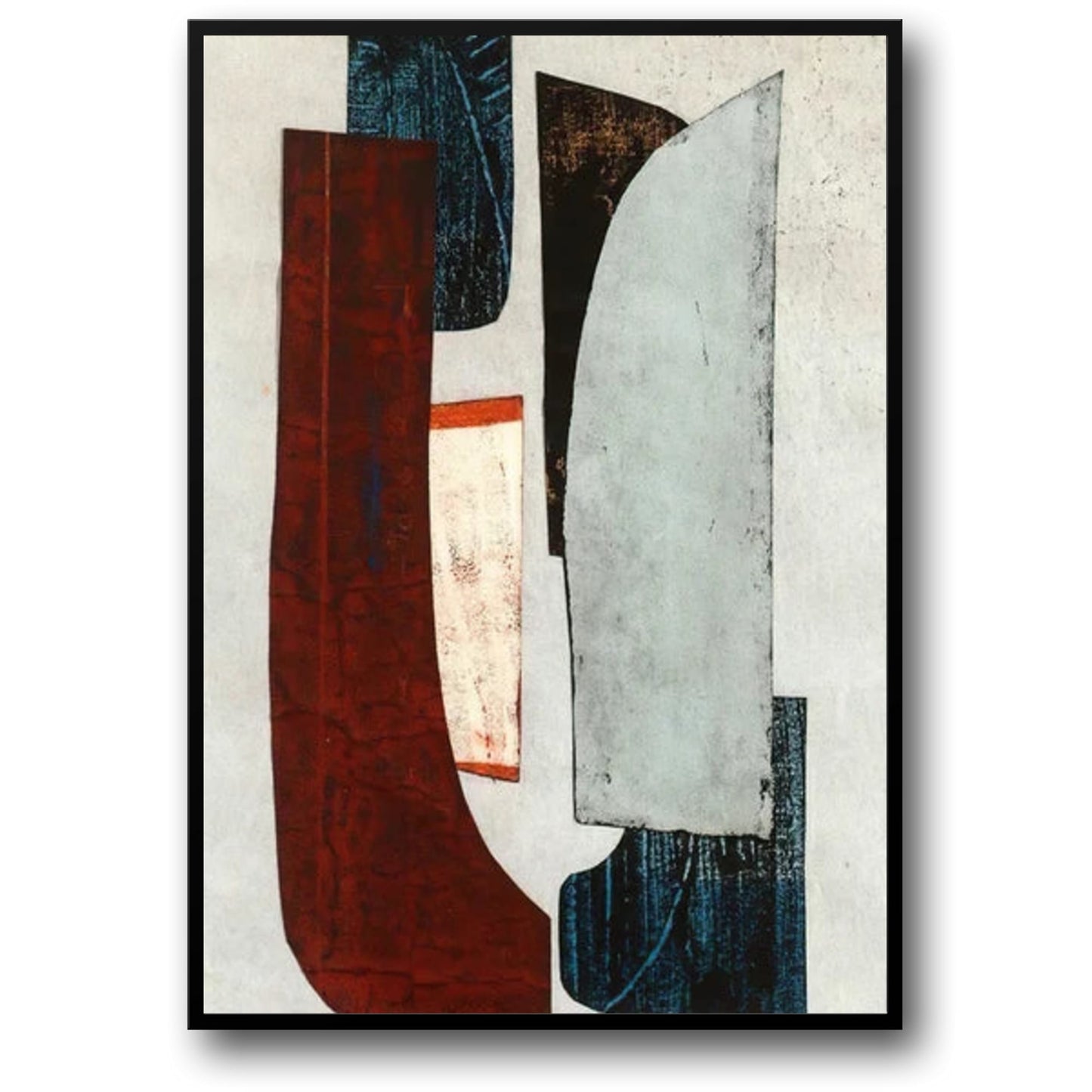 Textured Tones | Artistic Wall Decor | Modern Abstract Design | Poster | Home & Garden Artwork | Vibrant Colors