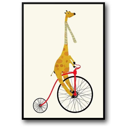 Giraffes Solo-Fahrrad | Verspielte Räder