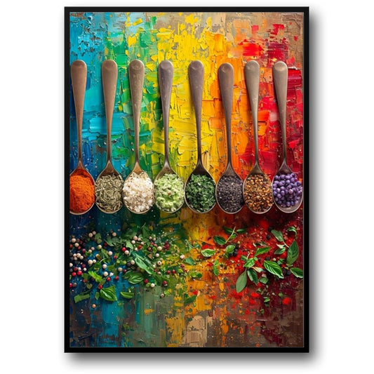 Vintage Kitchen | Colorful Spices