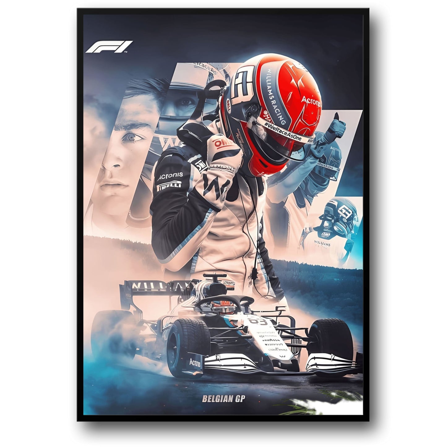 GEROGE RUSSEL | BELGIAN GP  | F1 POSTERS