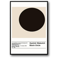 Kasimir Malewitsch | Schwarzer Kreis | Minimalistische Abstraktion