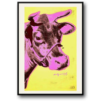 Warhol | Der rosa Stier | Lebendige Pop-Art