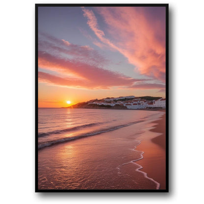 Ruhige Strandlandschaft | Kunst über Meereswellen