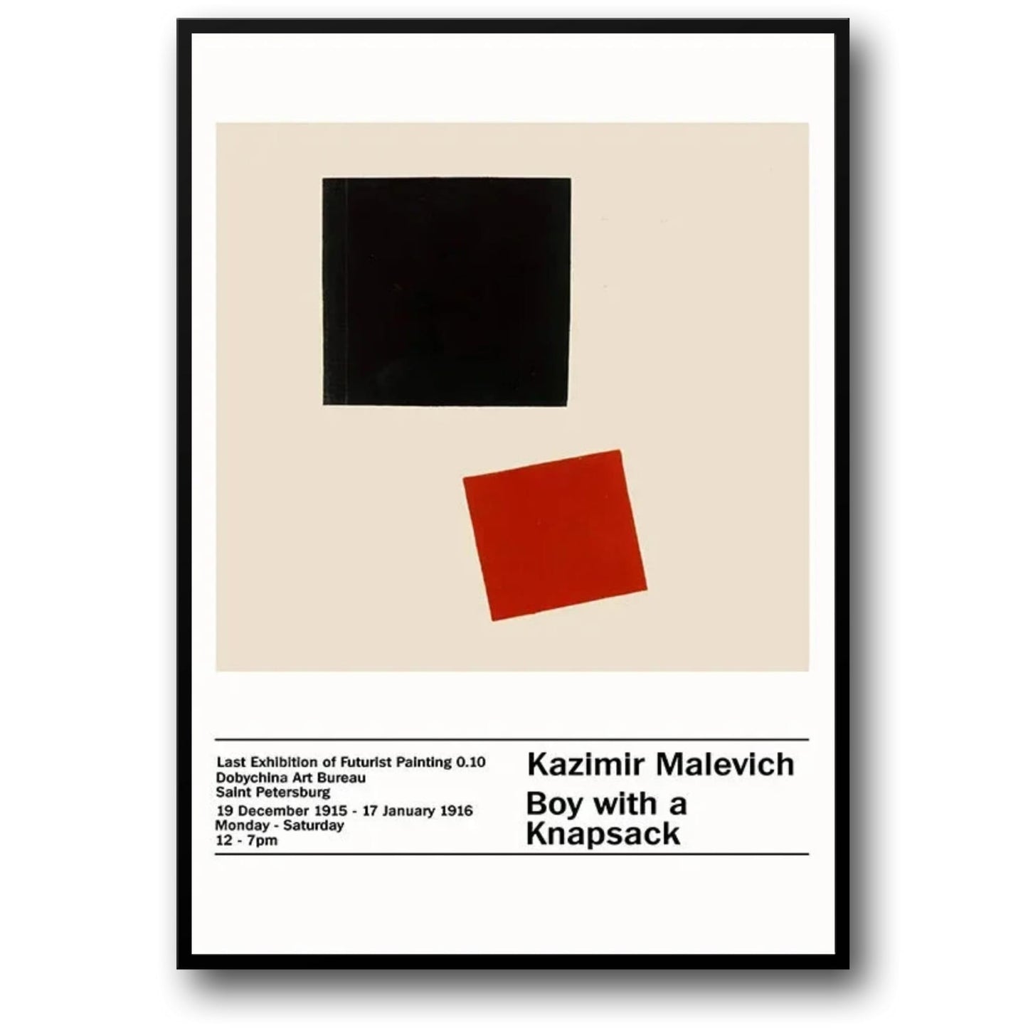 Kazimir Malevich | Jongen met een Rugzak