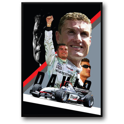 David Coulthard F1 | Rennhelm-Kunst