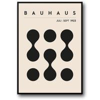 Bauhaus-Punktmuster | Modernes geometrisches Design