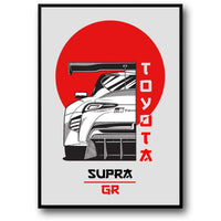 Toyota Supra GR | Sportwagenillustration