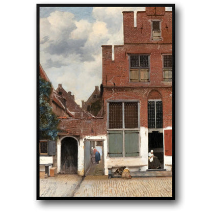 Die kleine Straße von Vermeer | Historische Kunstreproduktion