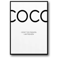 COCO | Modernes Künstlerposter
