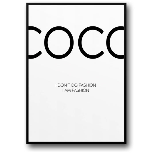 COCO | Modernes Künstlerposter
