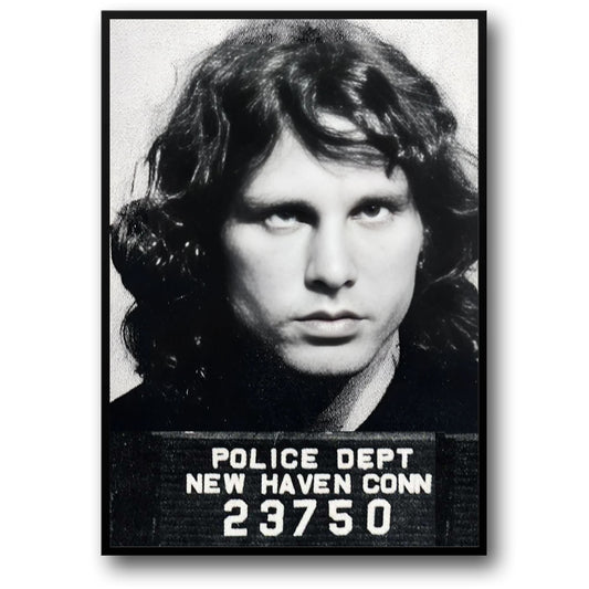 Jim Morrison Mugshot | Iconic Music Legend