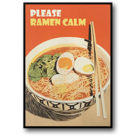 Retro-Ramen | Vintage-Lebensmittelwerbung aus den 70er Jahren