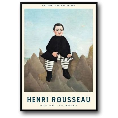Henri Rousseau | Der Junge auf den Felsen | Klassische Kunst