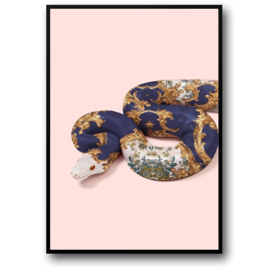 Barockes Schlangenmotiv | Verspielte Kunstdekoration