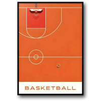Die Geometrie des Sieges | NBA-Basketball-Kunst