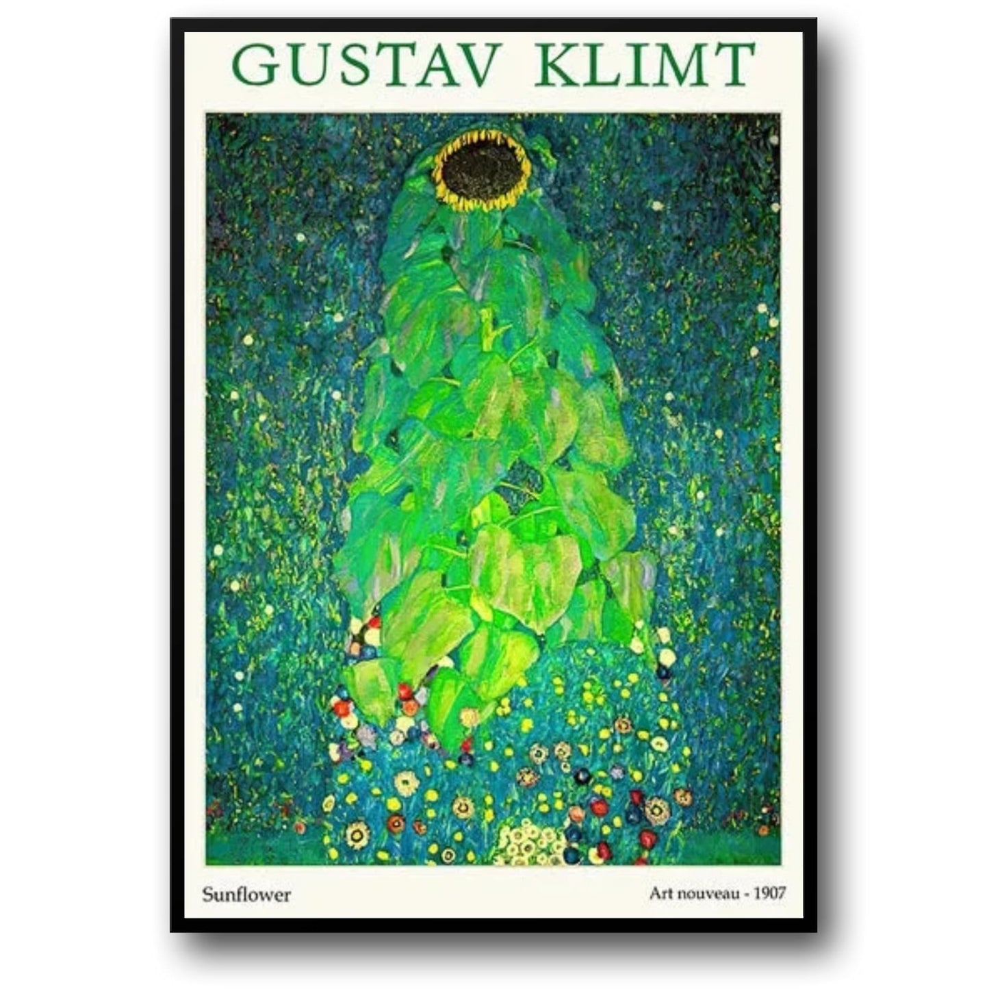 Gustav Klimt | Zonnebloem | Klassiek Botanisch