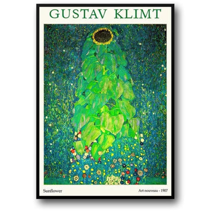 Gustav Klimt | Zonnebloem | Klassiek Botanisch