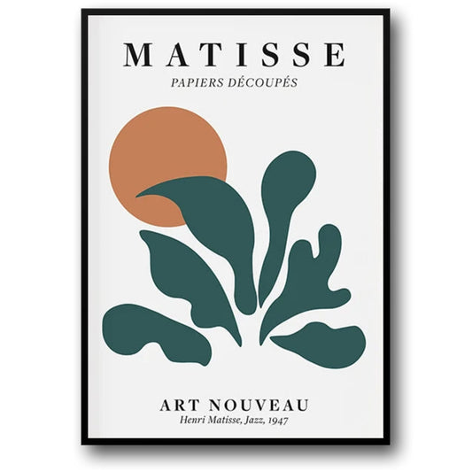 Henri Matisse | Grüne abstrakte Formen | Modernes Dekor