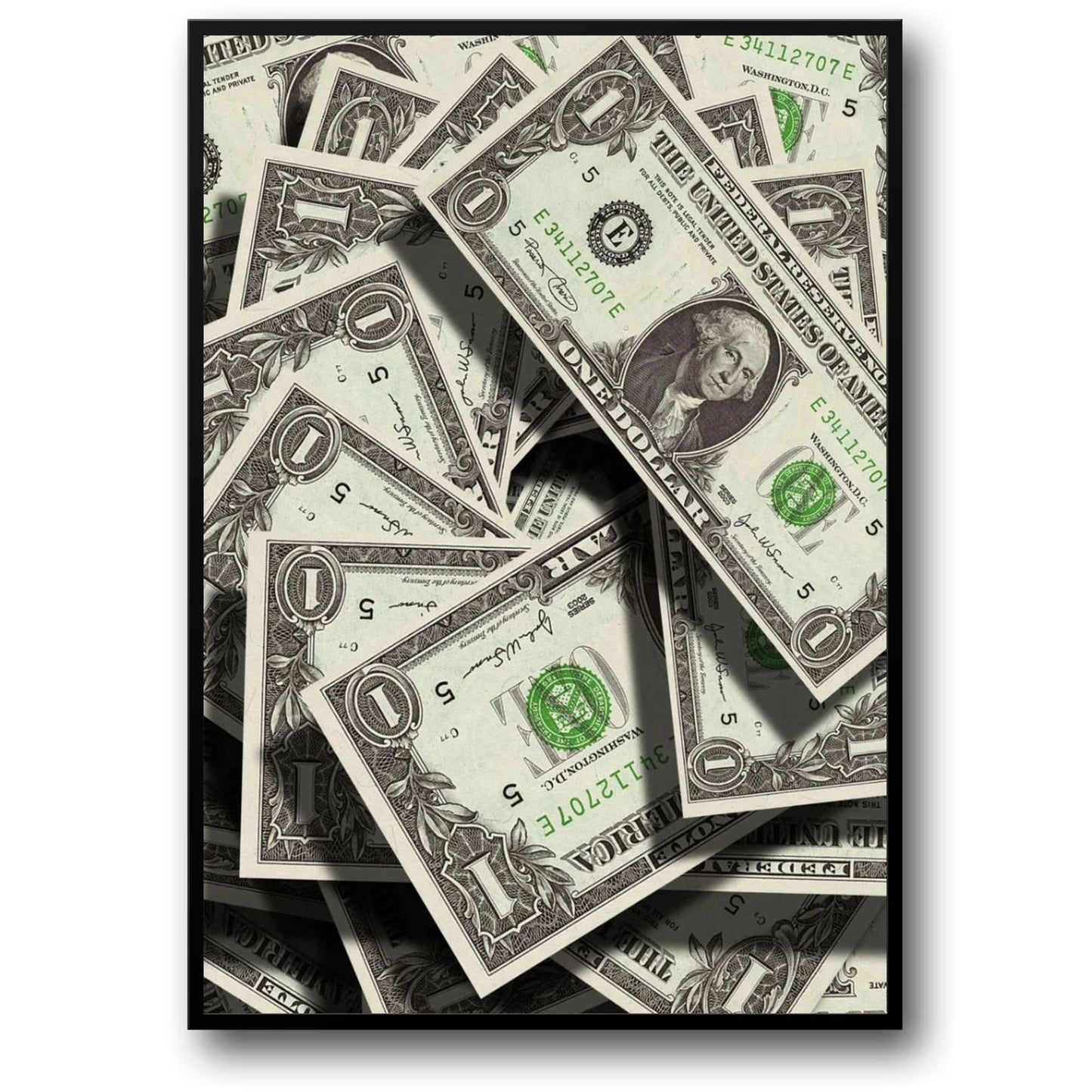 US Dollar Biljetten | Rijkdom Muurkunst