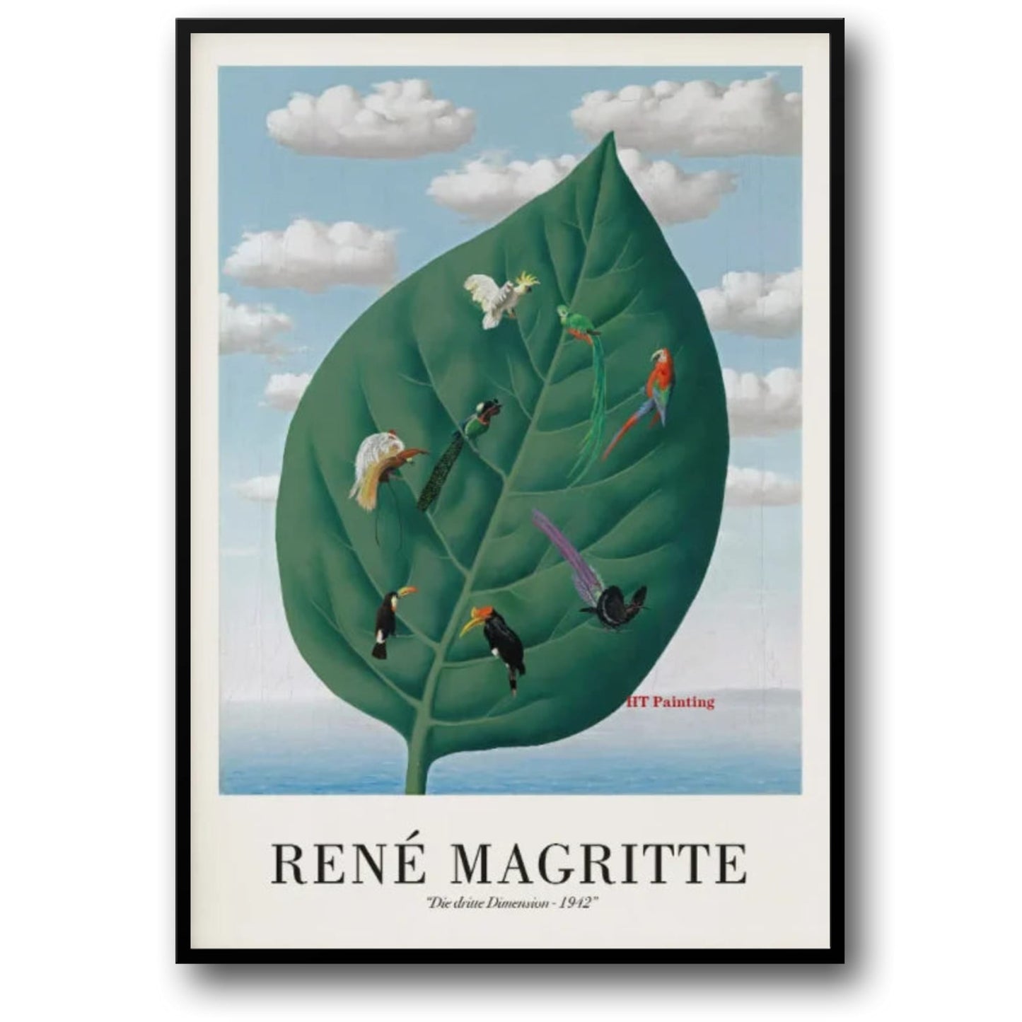 René Magritte | De Derde Dimensie | Surrealistische Vintage 1942