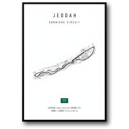 Jeddah F1 Circuit | Circuitindeling