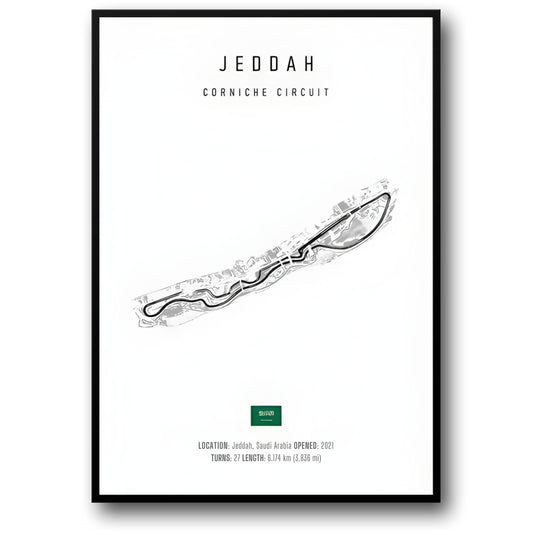 Jeddah F1 Circuit | Circuitindeling
