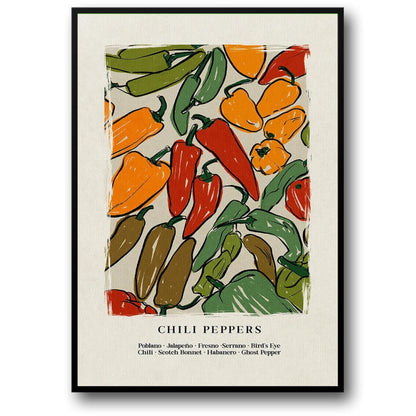 Japanse Heet Peper | Levendig Rood | Hedendaagse Decor