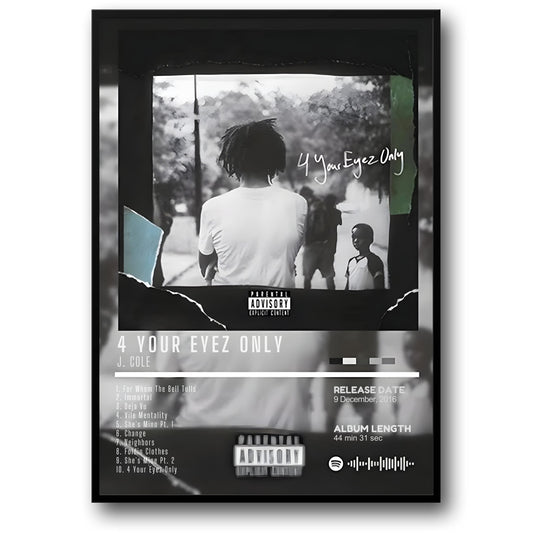 J. Cole | 4 Your Eyez Only Albumhoes | Hip Hop Kunst