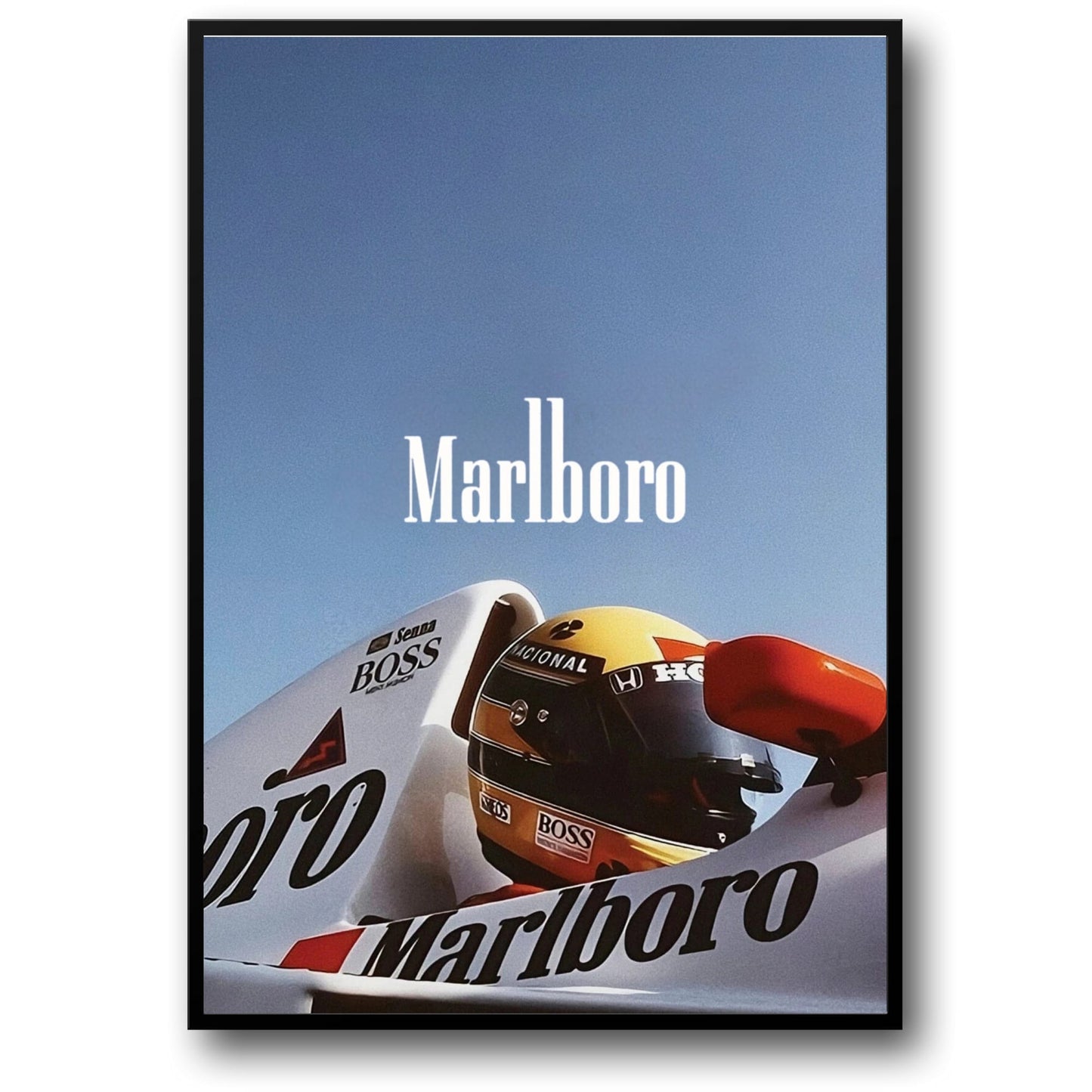 Vintage Monaco F1 | Ayrton Senna | McLaren Racing Art