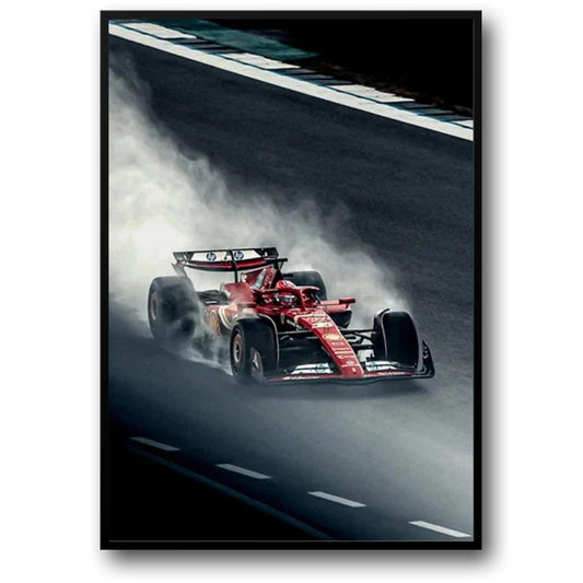 Senna Grand Prix | Abstracte Racing Graffiti | Leclerc Supercar