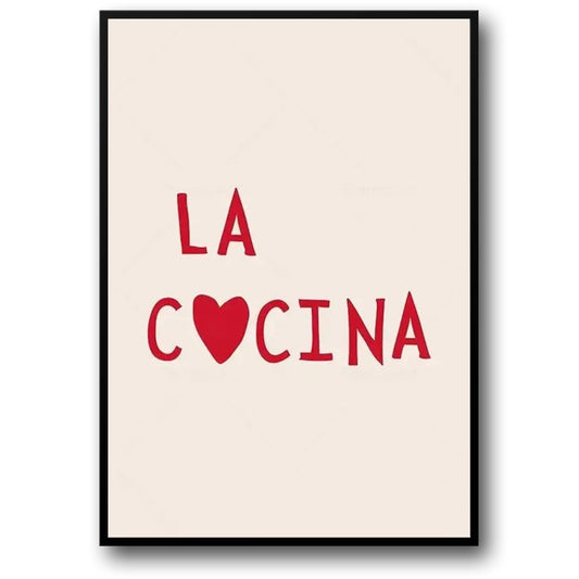 Minimalistische Küchenillustration | Schwarz-Weiß | Modern-rustikal